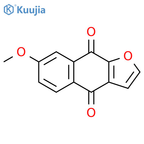 Naphtho[2,3-b]furan-4,9-dione, 7-methoxy- structure