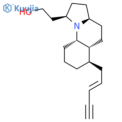 Pyrrolo[1,2-a]quinoline-1-ethanol,dodecahydro-6-(2Z)-2-penten-4-ynyl-, (1R,3aR,5aR,6R,9aS)- (9CI) structure