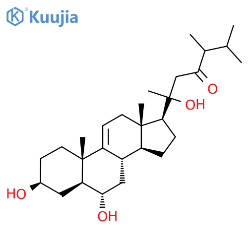 2-[(3S,5S,6S,8S,10S,13S,14S,17S)-3,6-Dihydroxy-10,13-dimethyl-2,3,4,5,6,7,8,12,14,15,16,17-dodecahydro-1H-cyclopenta[a]phenanthren-17-yl]-2-hydroxy-5,6-dimethylheptan-4-one structure