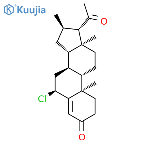 Pregn-4-ene-3,20-dione,6-chloro-16-methyl-, (6a,16a)- structure