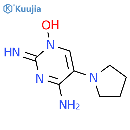 2,6-Diamino-4-(pyrrolidin-1-yl)pyrimidine 1-oxide structure