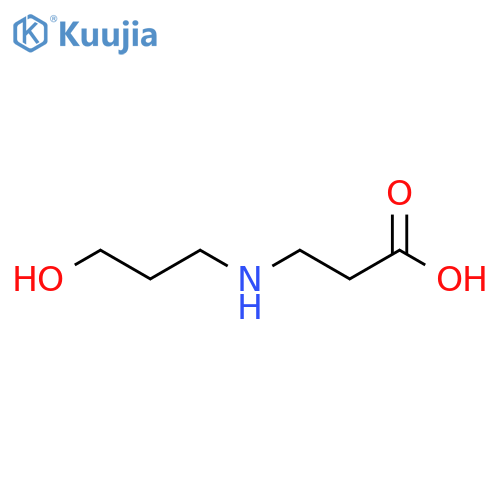 3-[(3-hydroxypropyl)amino]propanoic acid structure