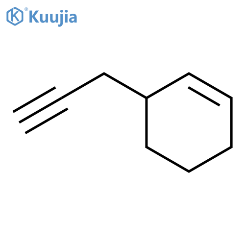 3-(prop-2-yn-1-yl)cyclohexene structure
