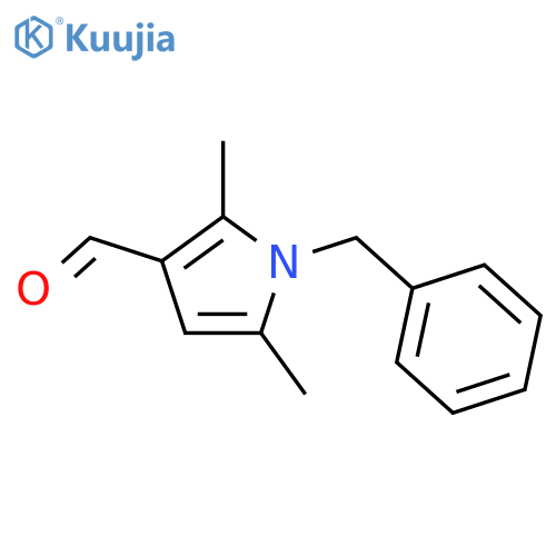 1-BENZYL-2,5-DIMETHYL-1H-PYRROLE-3-CARBALDEHYDE structure