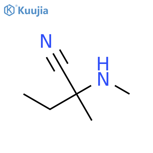 2-Methyl-2-(methylamino)butanenitrile structure