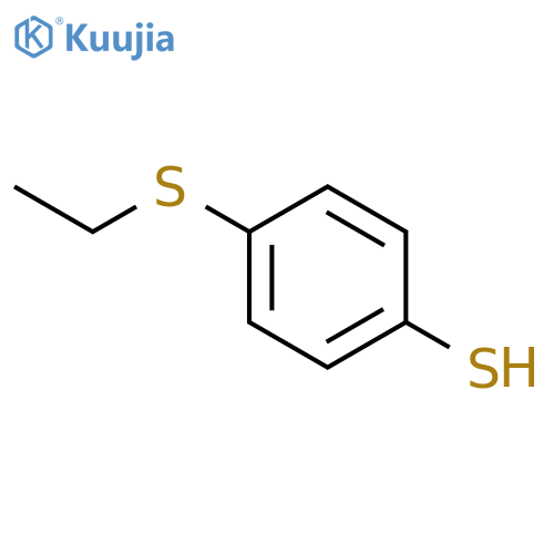 Benzenethiol, 4-(ethylthio)- structure