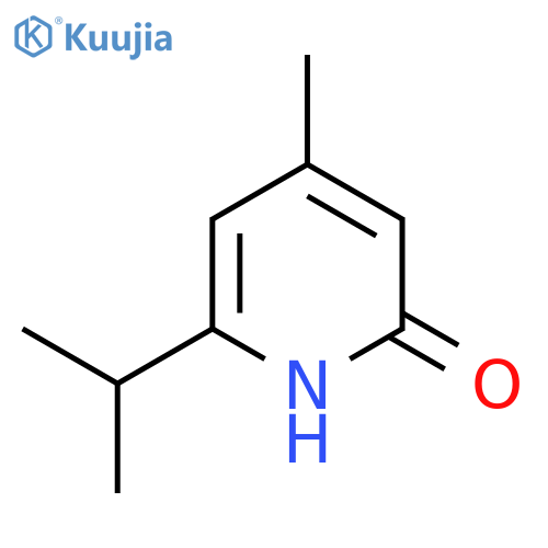 2(1H)-Pyridinone, 4-methyl-6-(1-methylethyl)- structure