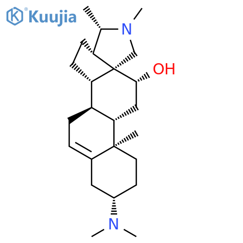 (3beta,12beta)-3-(dimethylamino)con-5-enin-12-ol structure