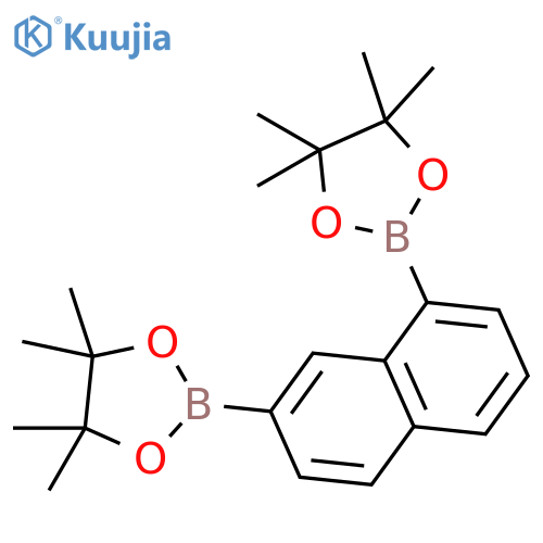 1,3,2-Dioxaborolane, 2,2'-(1,7-naphthalenediyl)bis[4,4,5,5-tetramethyl- structure