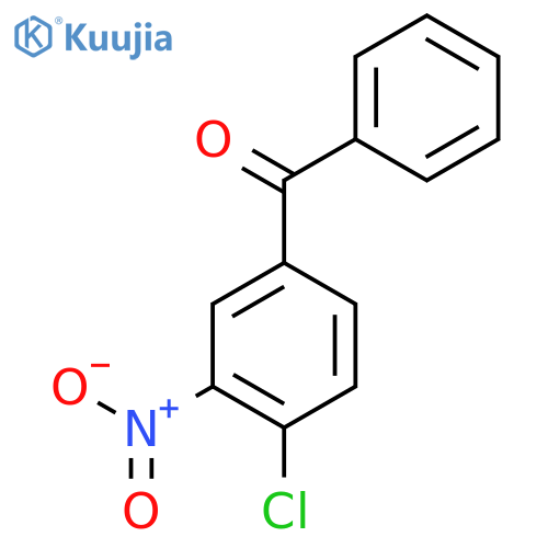 (4-Chloro-3-nitrophenyl)phenyl-methanone structure