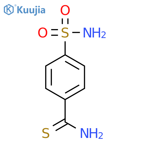 4-sulfamoylbenzene-1-carbothioamide structure