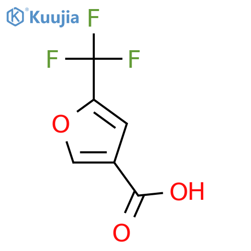 5-(trifluoromethyl)furan-3-carboxylic acid structure