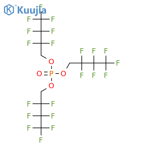 tris(1h,1h-heptafluorobutyl)phosphate structure