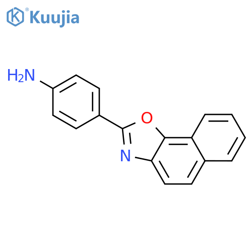 Benzenamine, 4-naphth[2,1-d]oxazol-2-yl- structure