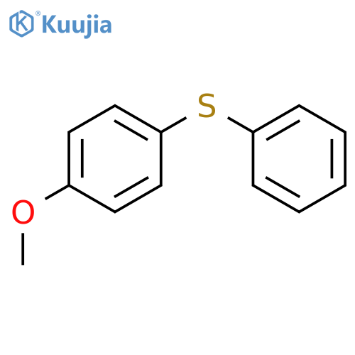 Benzene,1-methoxy-4-(phenylthio)- structure