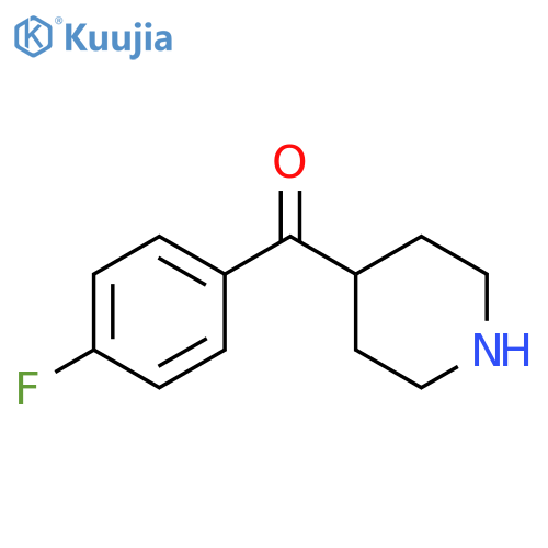 4-(4-fluorobenzoyl)piperidine structure