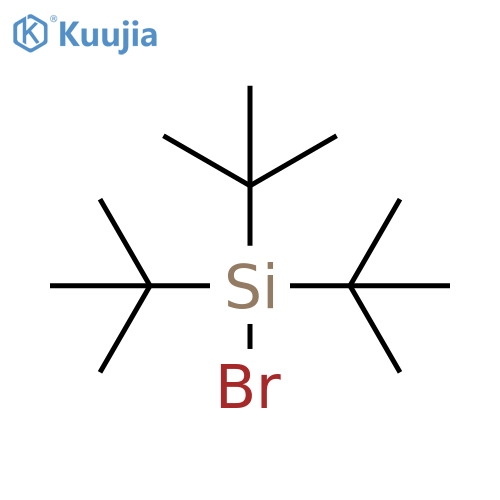 Bromo(tri-tert-butyl)silane structure