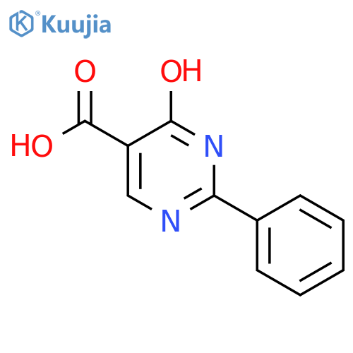 4-Hydroxy-2-phenylpyrimidine-5-carboxylic Acid structure