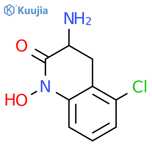 2(1H)-Quinolinone, 3-amino-5-chloro-3,4-dihydro-1-hydroxy- structure