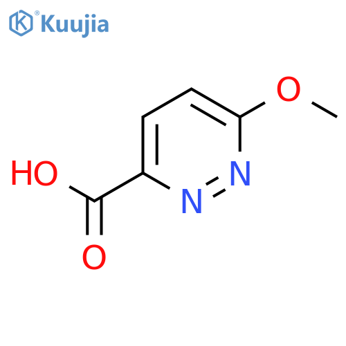6-Methoxypyridazine-3-carboxylic acid structure