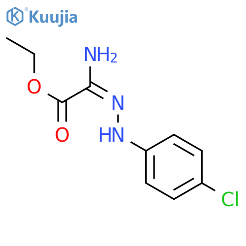 Ethyl2-amino-2-[2-(4-chlorophenyl)hydrazono]-acetate structure
