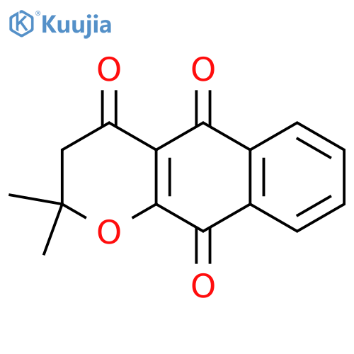 2,2-dimethyl-2,3-dihydro-benzo[g]chromene-4,5,10-trione structure