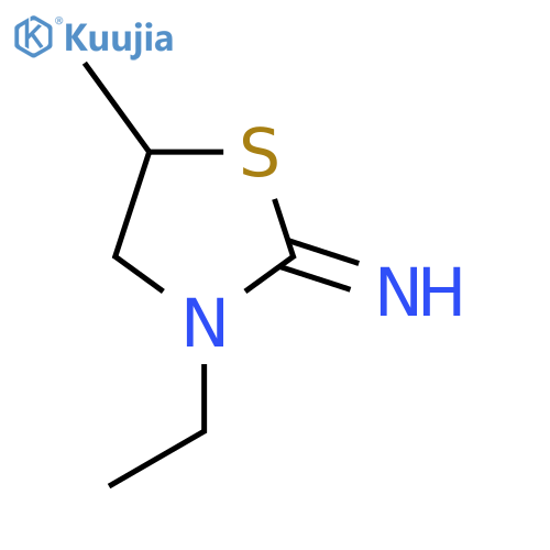 3-Ethyl-5-methyl-1,3-thiazolidin-2-imine structure