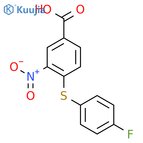 4-(4-Fluorophenyl)Sulfanyl-3-Nitrobenzoic Acid structure