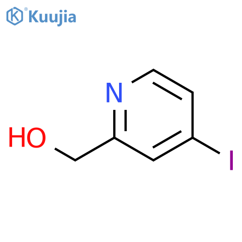 2-PYRIDINEMETHANOL, 4-IODO- structure