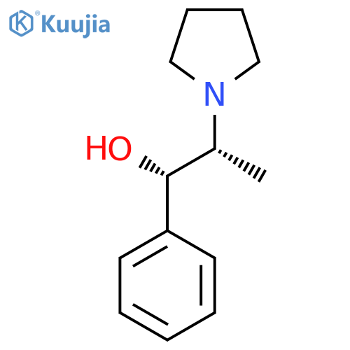 (1S,2R)-1-Phenyl-2-(1-pyrrolidinyl)propan-1-ol structure