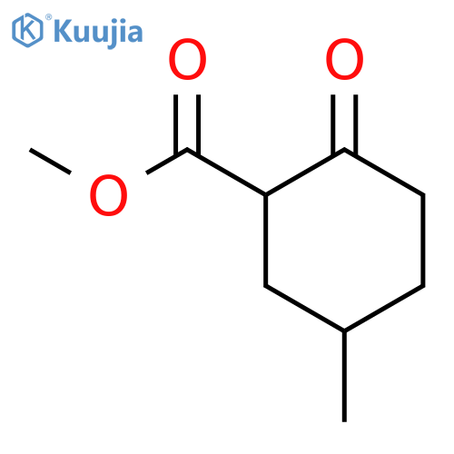 methyl 5-methyl-2-oxocyclohexane-1-carboxylate structure