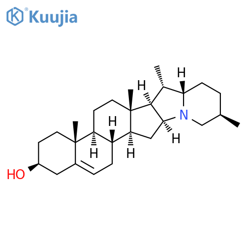 (3beta,22beta,25beta)-solanid-5-en-3-ol structure