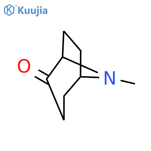 (1R,5S)-8-methyl-8-Azabicyclo[3.2.1]octan-2-one structure