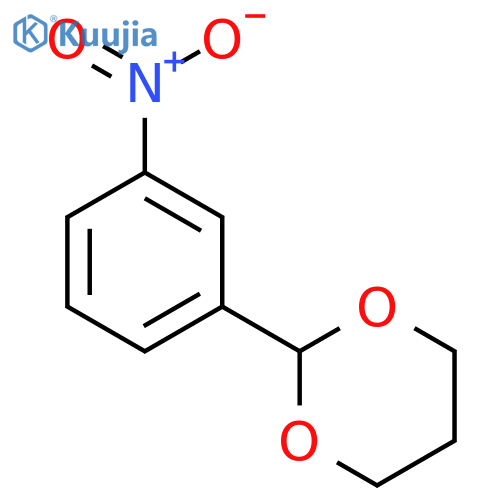 2-(3-Nitrophenyl)-1,3-dioxane structure