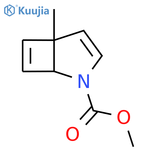 Methyl 5-methyl-2-azabicyclo[3.2.0]hepta-3,6-diene-2-carboxylate structure