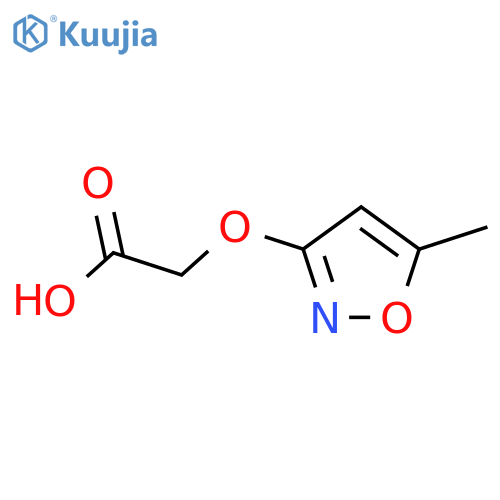 2-[(5-methyl-1,2-oxazol-3-yl)oxy]acetic acid structure
