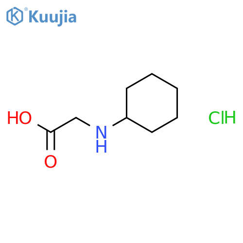 2-(Cyclohexylamino)acetic acid hydrochloride structure