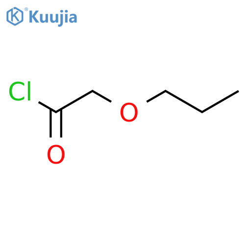 Acetyl chloride, propoxy- structure