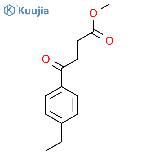 Methyl 4-(4-ethylphenyl)-4-oxobutanoate structure