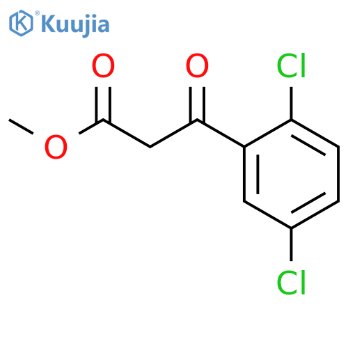 methyl 3-(2,5-dichlorophenyl)-3-oxopropanoate structure