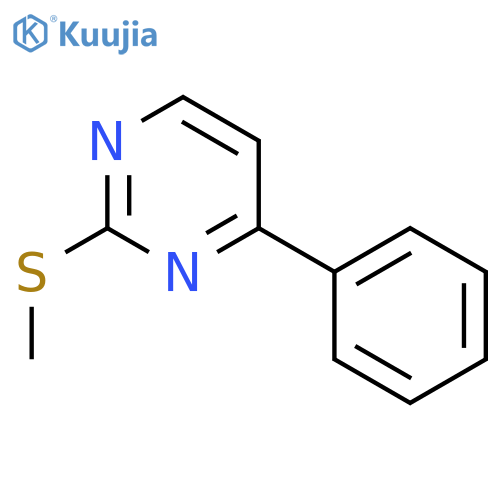 2-(Methylthio)-4-phenylpyrimidine structure