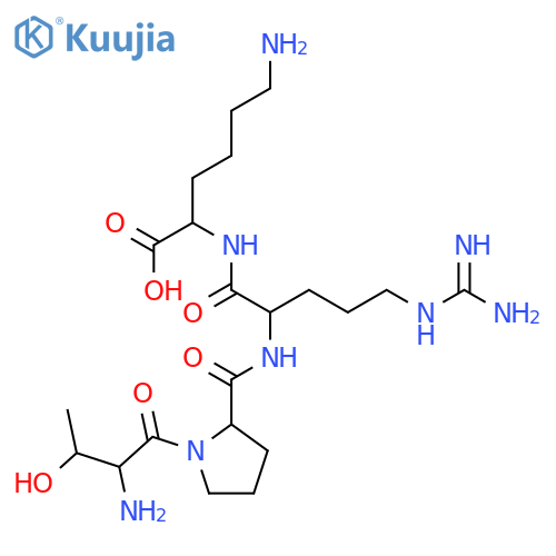 Kentsin H-Thr-Pro-Arg-Lys-OH structure