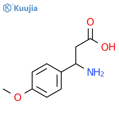3-Amino-3-(4-methoxyphenyl)propanoic acid structure