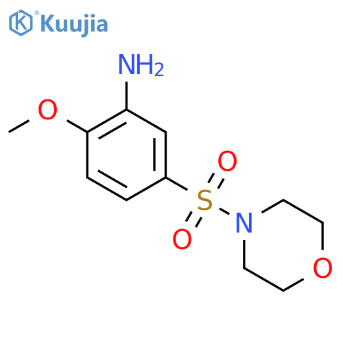 2-methoxy-5-(morpholine-4-sulfonyl)aniline structure