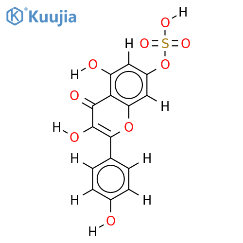 7-O-sulfate-3,4',5,7-Tetrahydroxyflavone structure