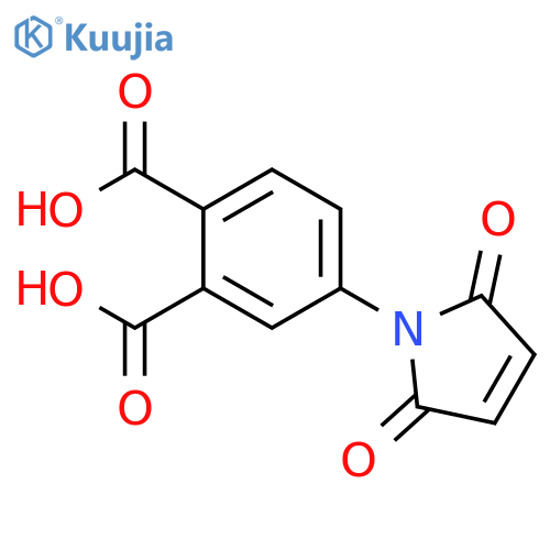 4-(2,5-Dioxo-2,5-dihydropyrrol-1-yl)phthalic acid structure