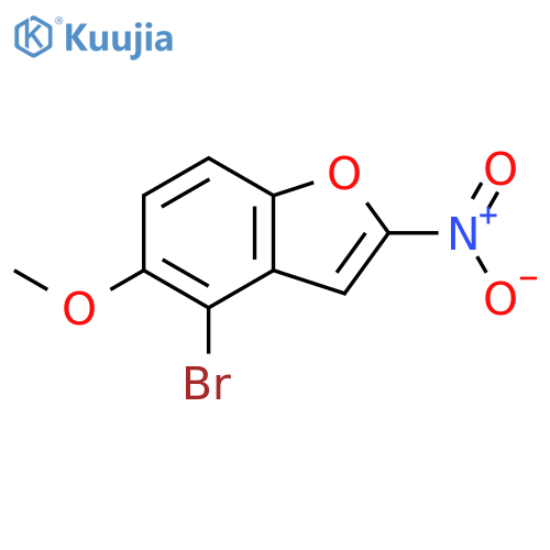 4-Bromo-5-methoxy-2-nitrobenzofuran structure