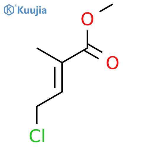 methyl 4-chloro-2-methylbut-2-enoate structure