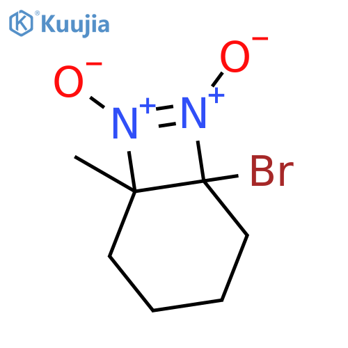 7,8-Diazabicyclo[4.2.0]oct-7-ene, 1-bromo-6-methyl-, 7,8-dioxide structure