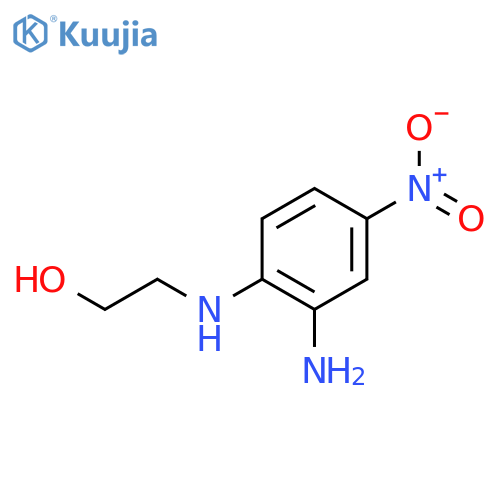 2-((2-Amino-4-nitrophenyl)amino)ethanol structure